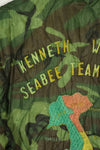 実物　米軍ポンチョライナー製　US NAVY SEABEE TEAM 7107  1971-72 ツアージャケット