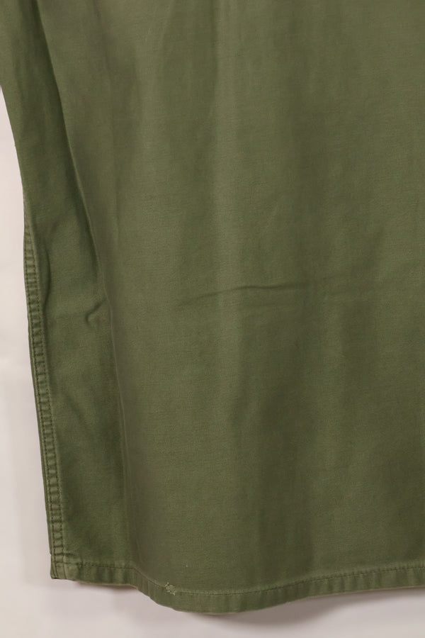 1960年代　元グリーンベレー兵士放出　OG-107　ユーティリティシャツ　初付け　パッチ付き　中古品　C