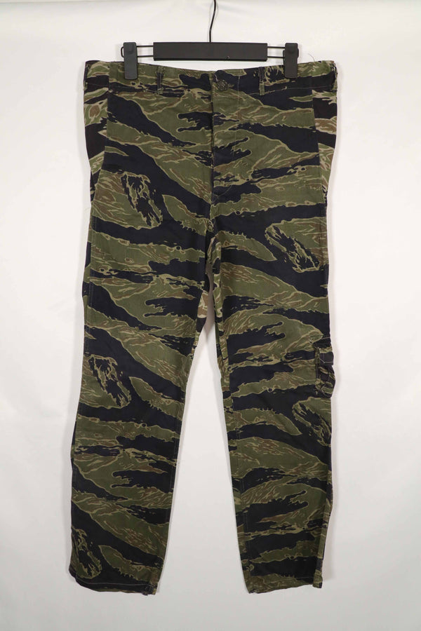 実物　クラシックパターン　タイガーストライプ　パンツ　改造あり