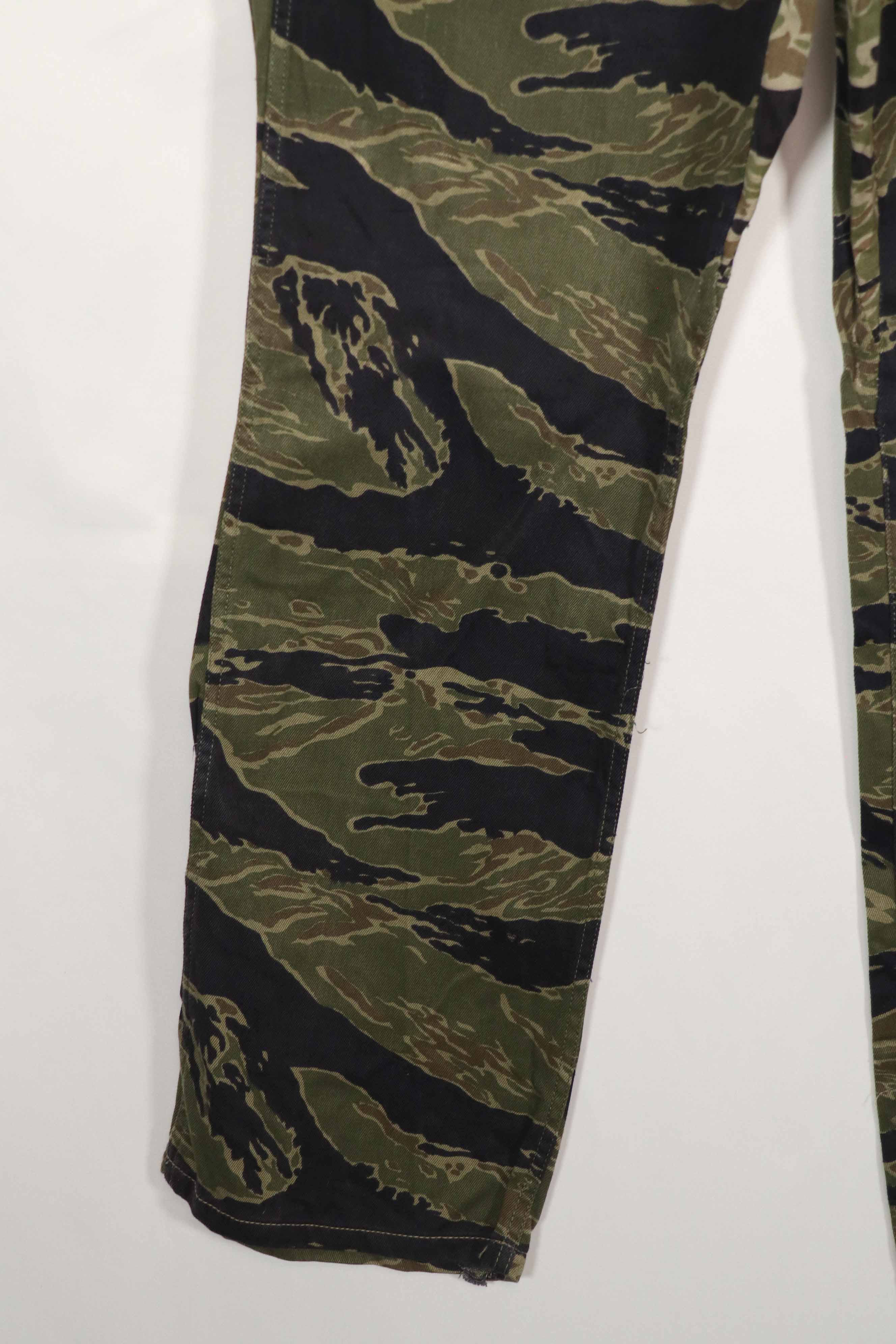 実物　クラシックパターン　タイガーストライプ　パンツ　改造あり