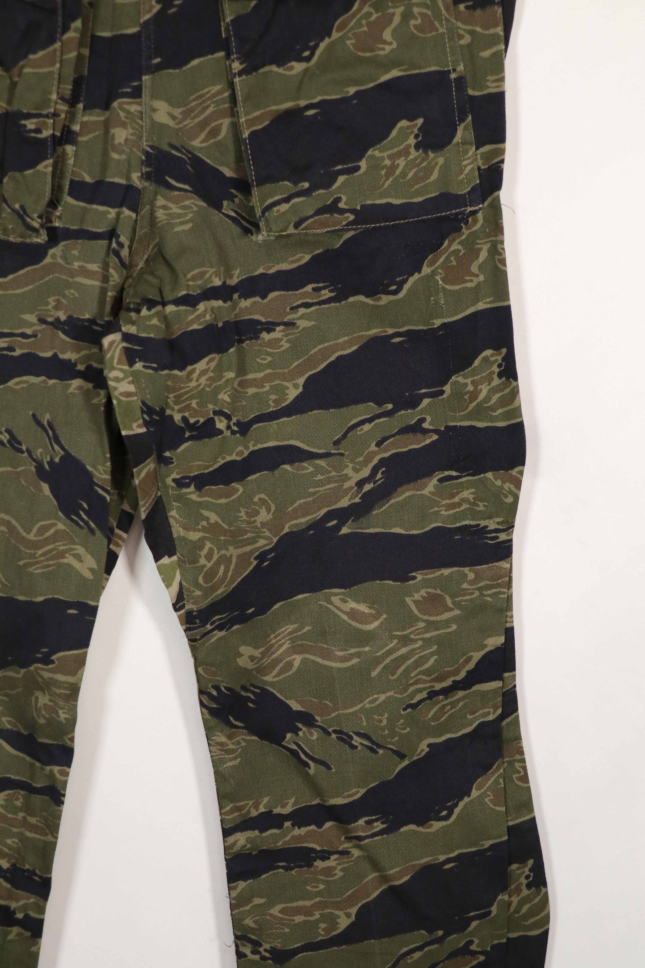 実物　クラシックパターン　タイガーストライプ　パンツ　改造あり