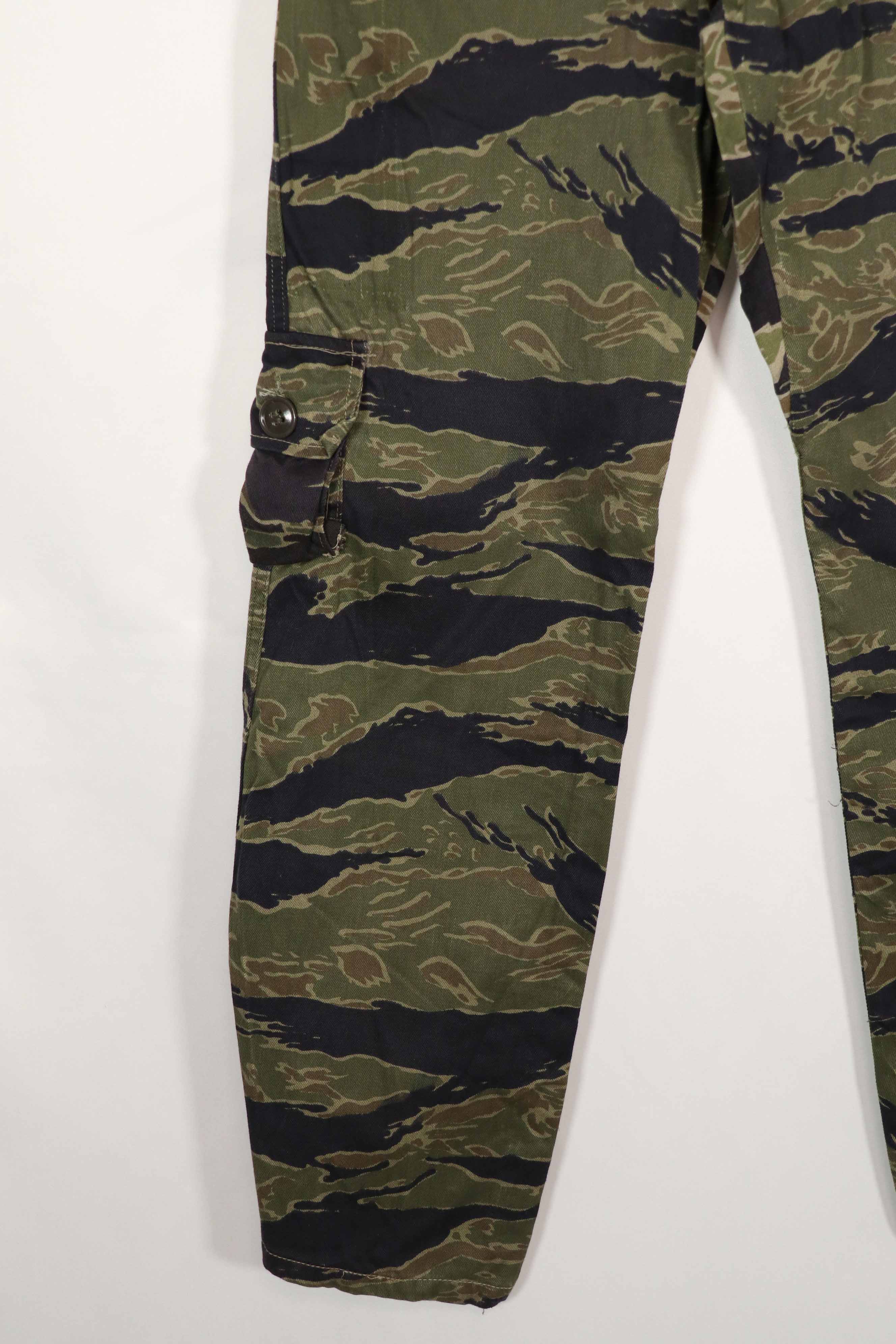 実物　クラシックパターン　タイガーストライプ　パンツ　改造あり