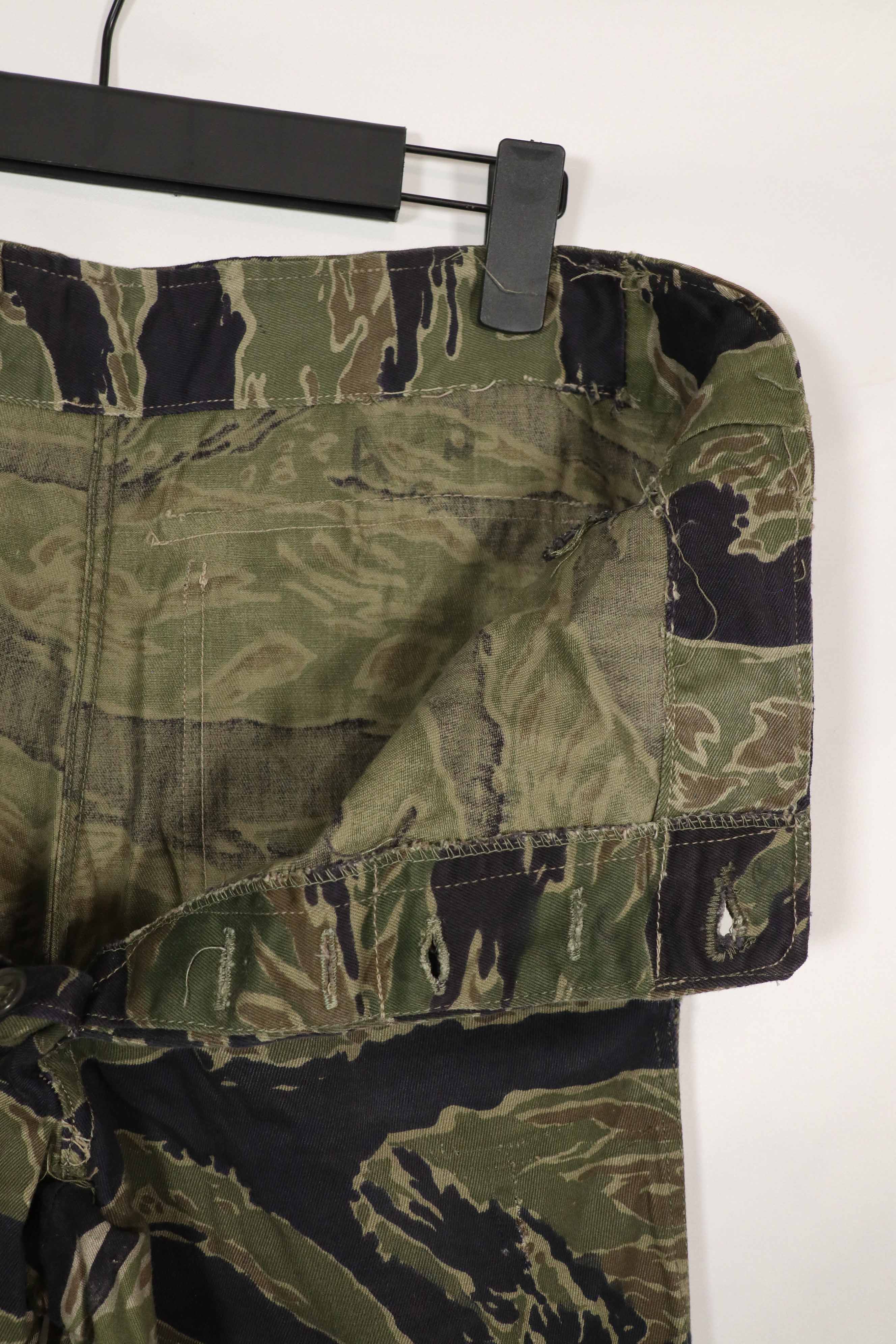 実物　クラシックパターン　タイガーストライプ　パンツ　改造あり