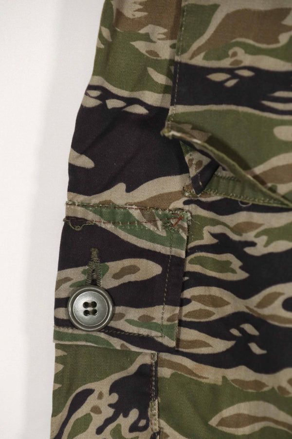 実物　レイトウォーパターン　タイガーストライプ　パンツ　ライトウェイト生地　A-L　中古品