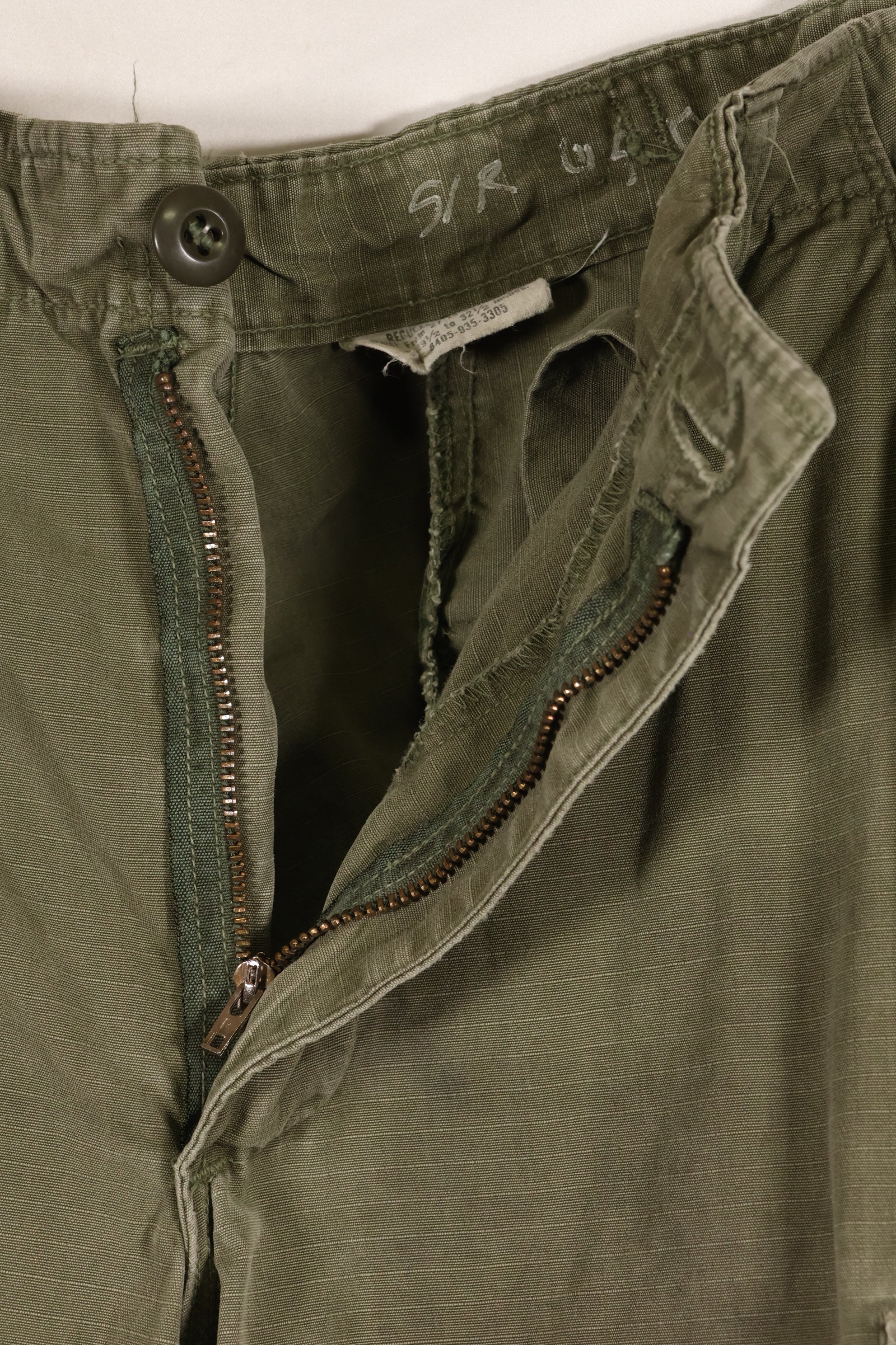 1969年頃　S-Rサイズ　4th Model ジャングルファティーグ　パンツ　中古品　映画会社放出  C