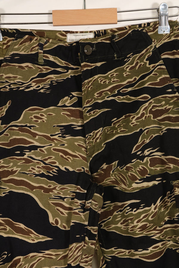 1960年代中頃　初期　ゴールドタイガーストライプ　パンツ　S-Rサイズ　USカット　状態良い