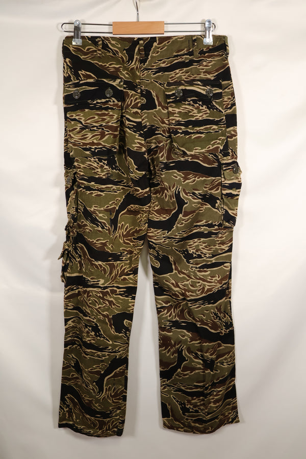 1960年代中頃　初期　ゴールドタイガーストライプ　パンツ　S-Rサイズ　USカット　状態良い