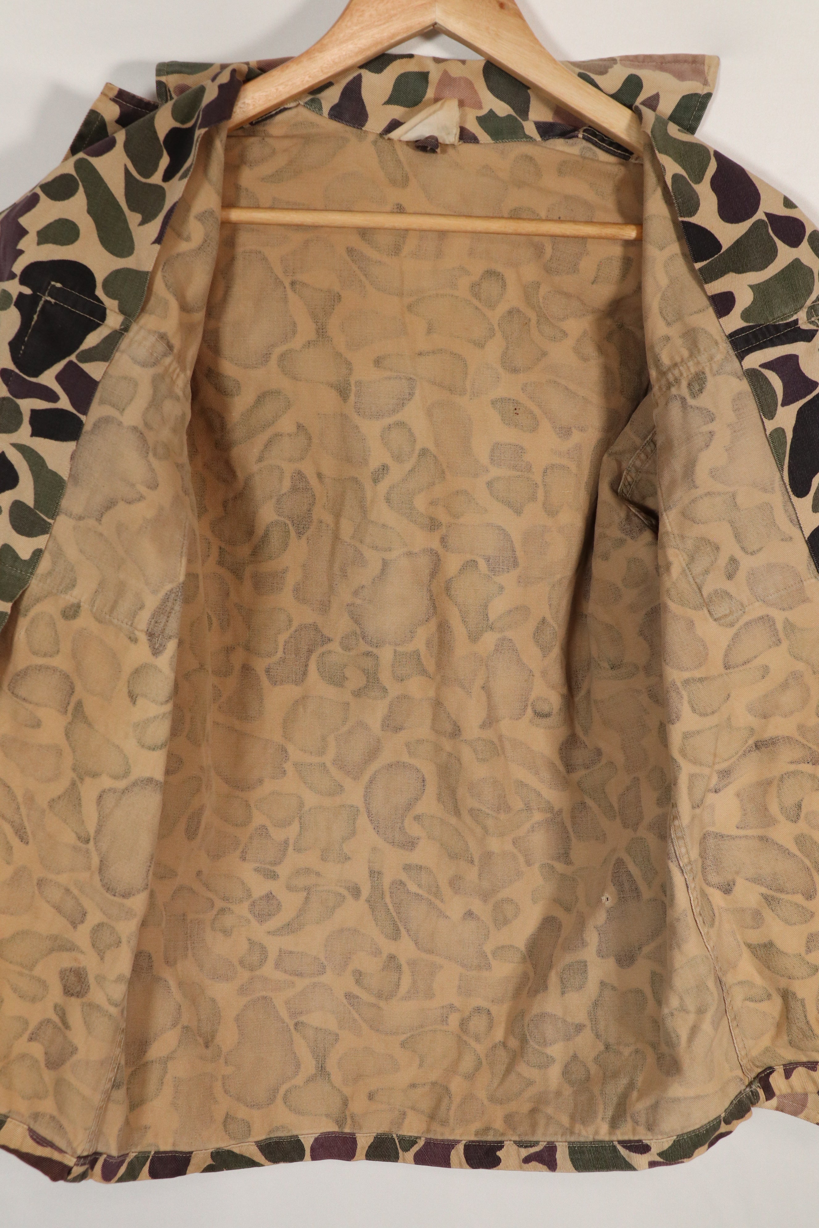 実物　CIDG ベオガム迷彩　Asian Cut シャツ　A-M　退色あり　使用感あり