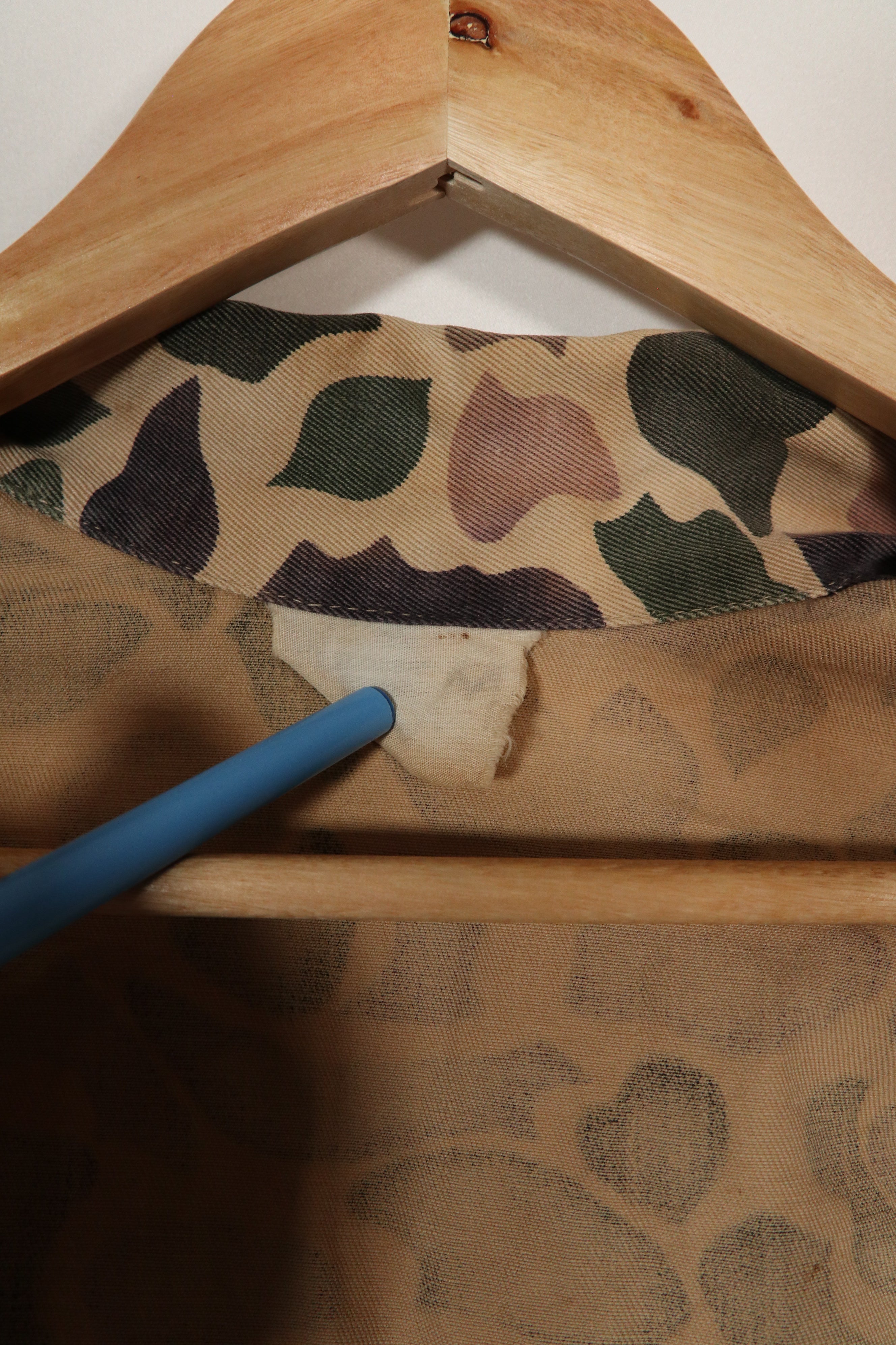 実物　CIDG ベオガム迷彩　Asian Cut シャツ　A-M　退色あり　使用感あり