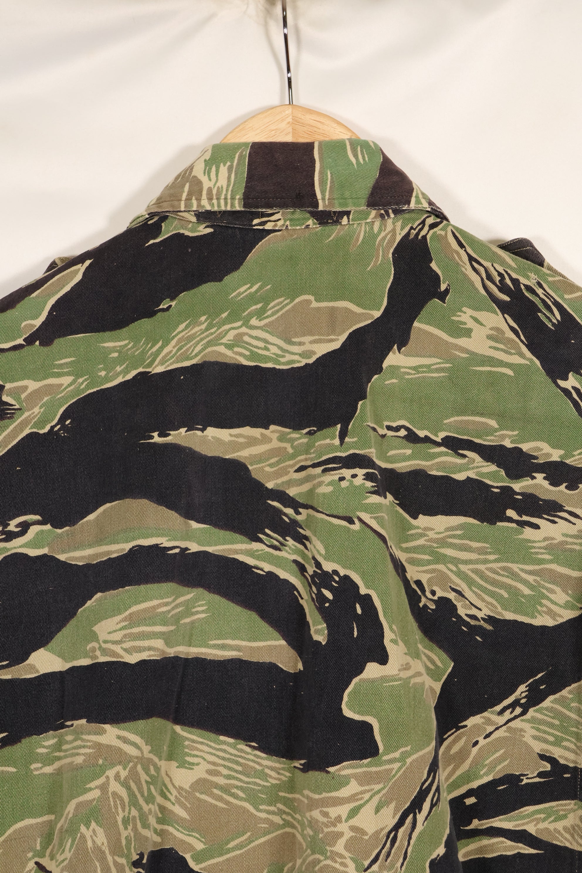 1960年代前半　ツイル生地　レア品　VNMC 1st Model タイガーストライプ　シャツ　テイラー製　中古品