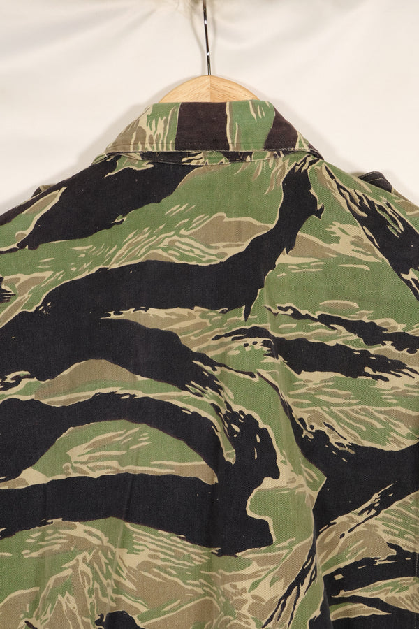 1960年代前半　ツイル生地　レア品　VNMC 1st Model タイガーストライプ　シャツ　テイラー製　中古品