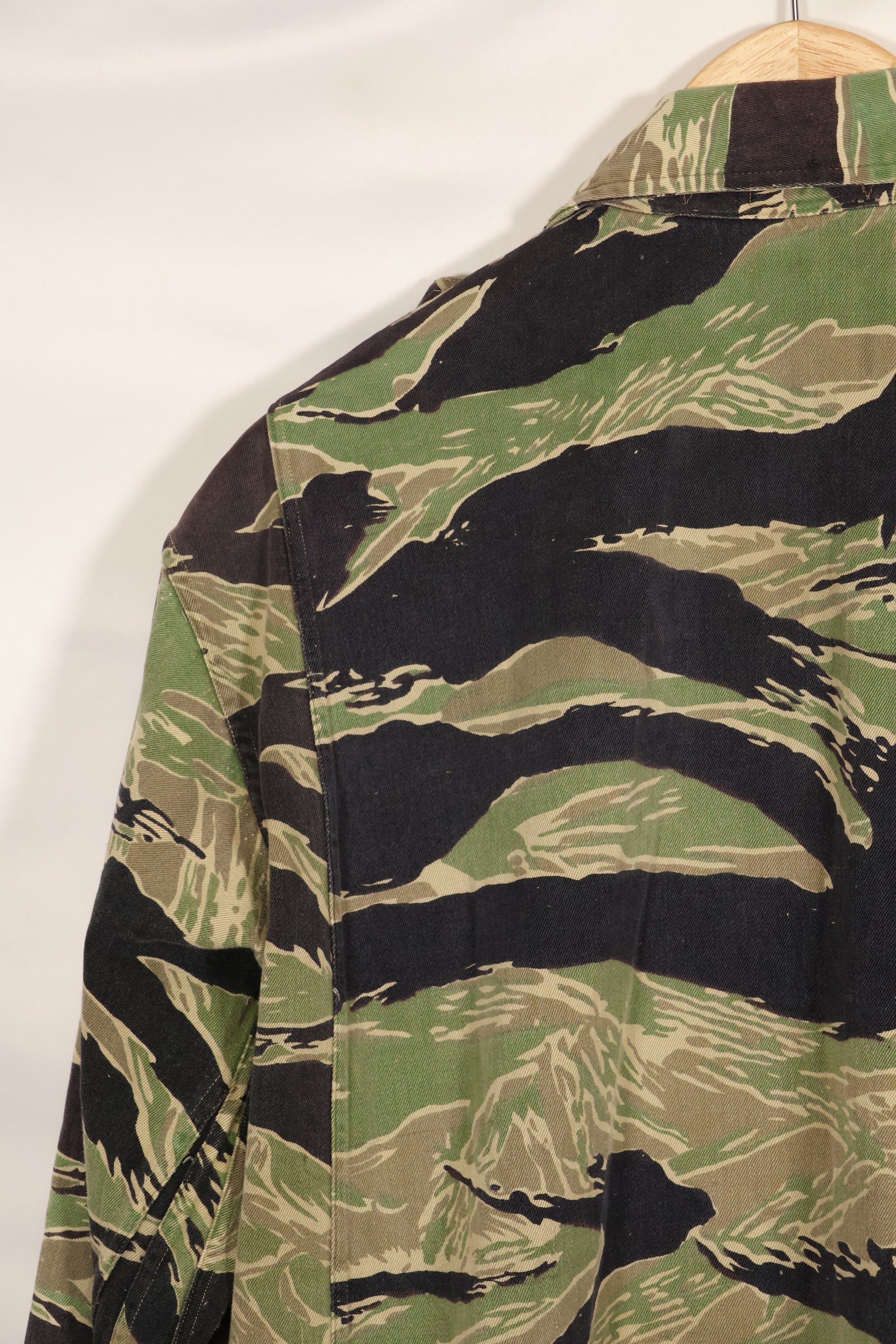 1960年代前半　ツイル生地　レア品　VNMC 1st Model タイガーストライプ　シャツ　テイラー製　中古品