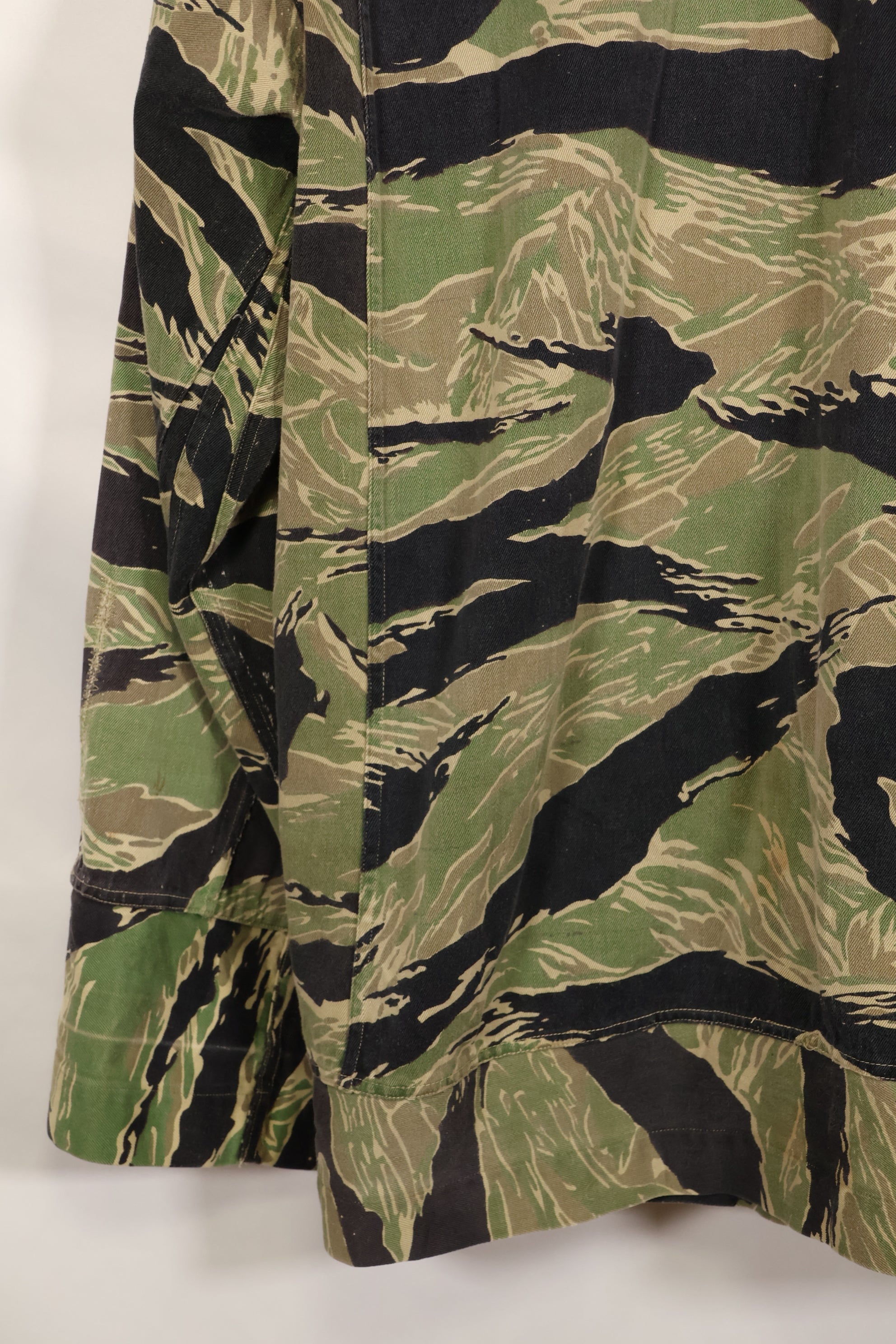 1960年代前半　ツイル生地　レア品　VNMC 1st Model タイガーストライプ　シャツ　テイラー製　中古品