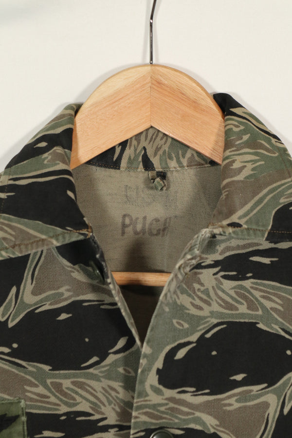 実物　シルバータイガーストライプ　US-M BDQ アドバイザー シャツ　半袖カスタム