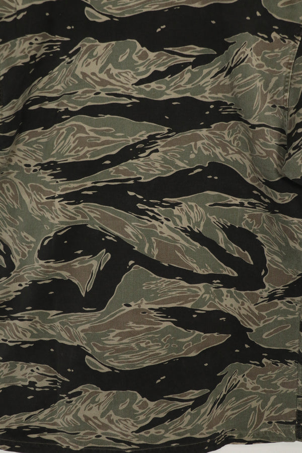 実物　シルバータイガーストライプ　US-M BDQ アドバイザー シャツ　半袖カスタム