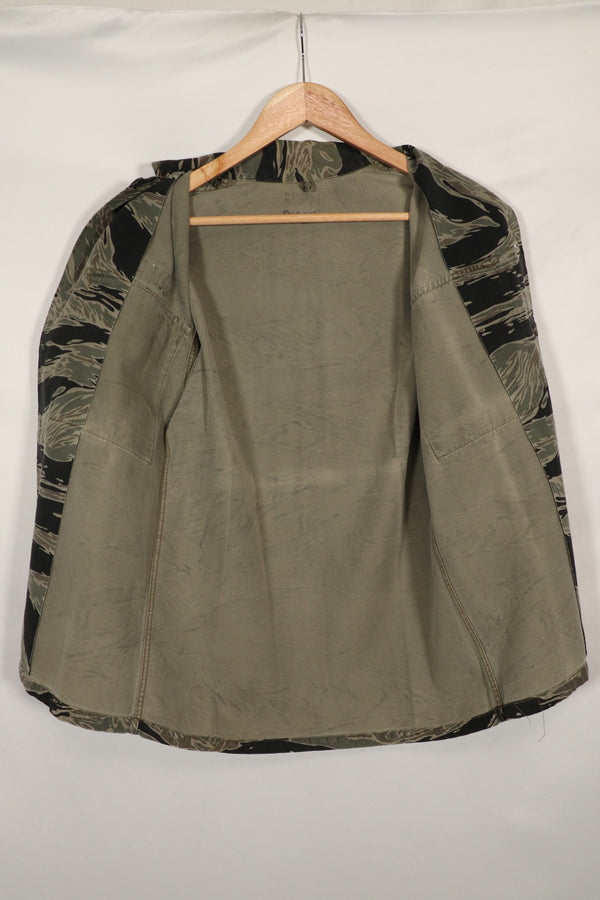 実物　シルバータイガーストライプ　US-M BDQ アドバイザー シャツ　半袖カスタム