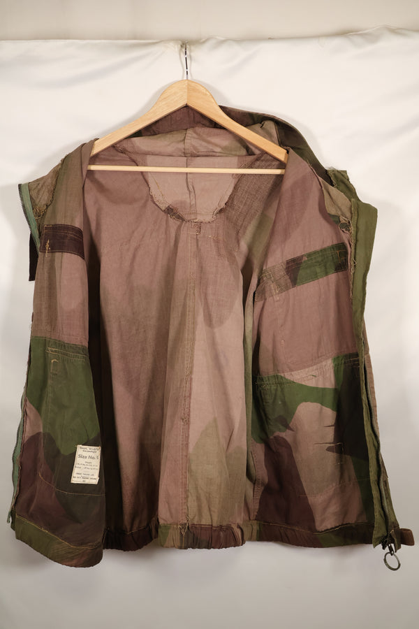 1943年製　イギリス軍　SAS　WINDPROOF　スモック　ジッパー改造　インドシナ戦争　中古品