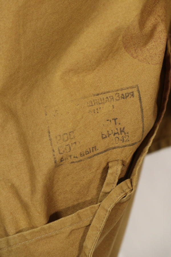 実物　1942年製　ソビエトロシア　アメーバ迷彩　スナイパースモック　中古品　状態良い