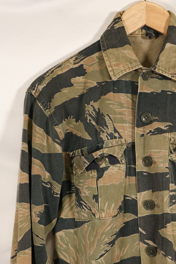 推定1960年代後半〜1970年代　ローカルメイド　タイガーストライプ　シャツ　中古品