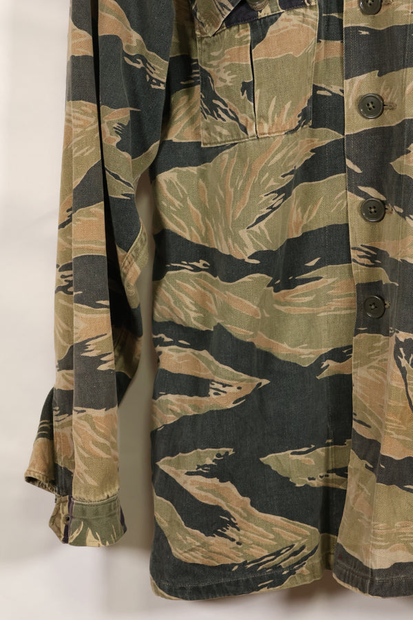 推定1960年代後半〜1970年代　ローカルメイド　タイガーストライプ　シャツ　中古品