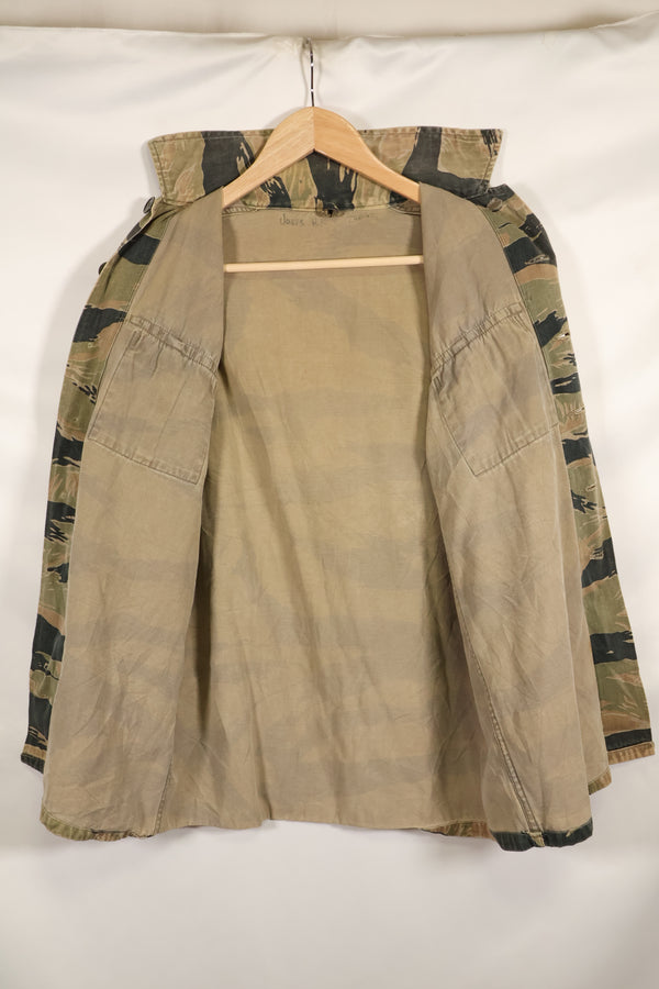 推定1960年代後半〜1970年代　ローカルメイド　タイガーストライプ　シャツ　中古品