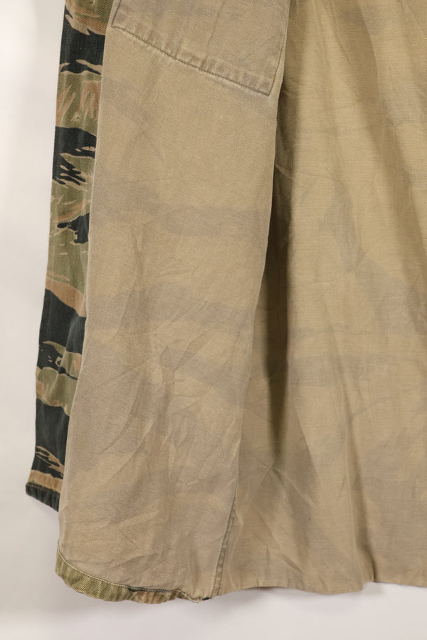 推定1960年代後半〜1970年代　ローカルメイド　タイガーストライプ　シャツ　中古品