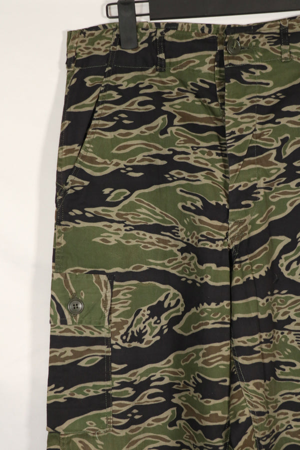 実物　レイトウォーパターン　タイガーストライプ　パンツ　A-L　状態良い