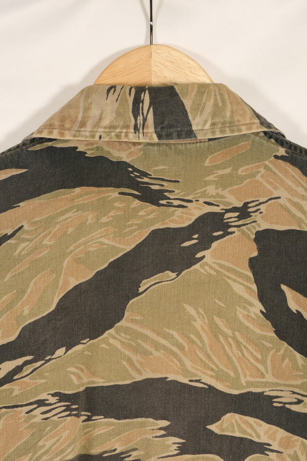 推定1960年代後半〜1970年代　ローカルメイド　タイガーストライプ　シャツ　中古品