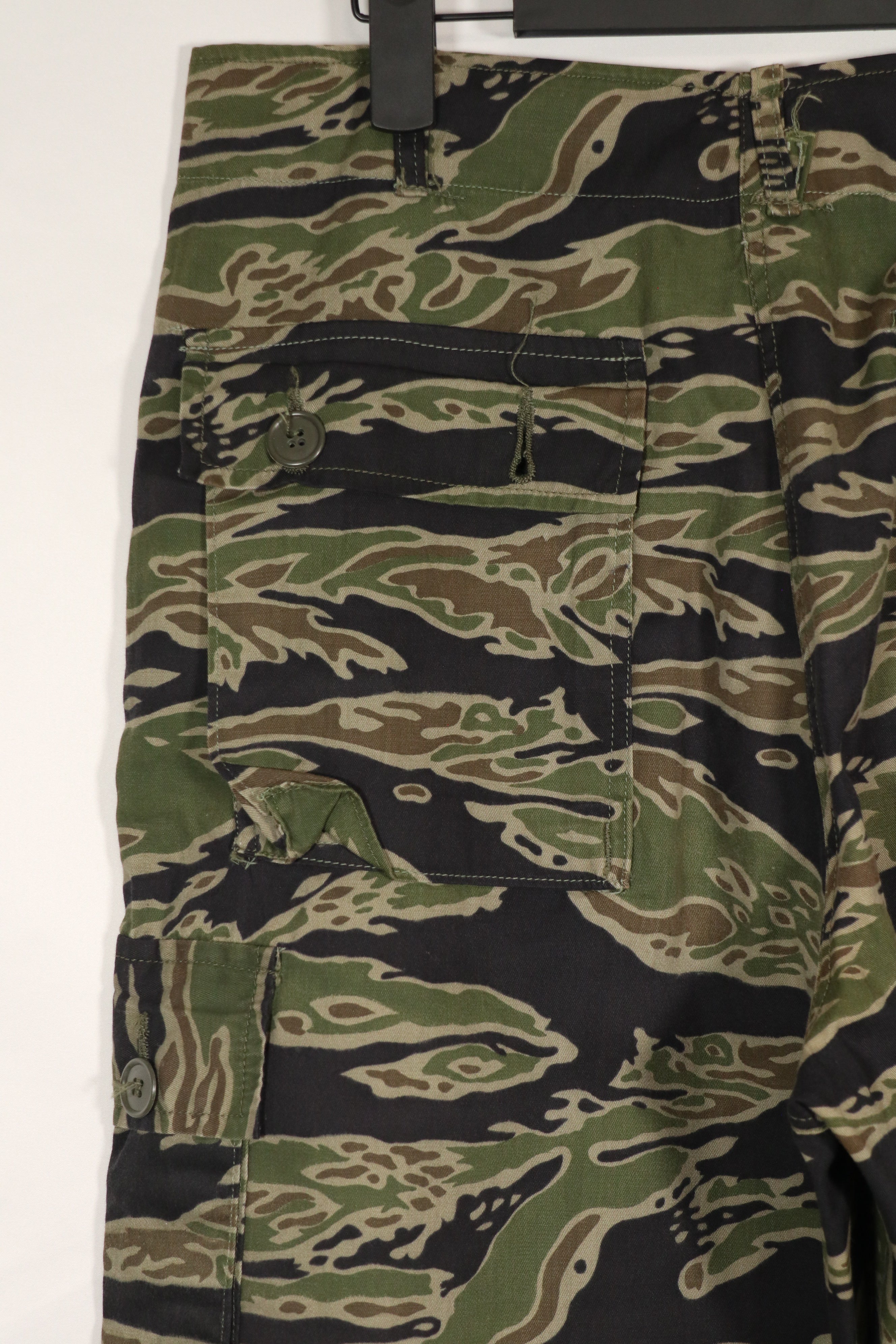 実物　レイトウォーパターン　タイガーストライプ　パンツ　A-L　状態良い