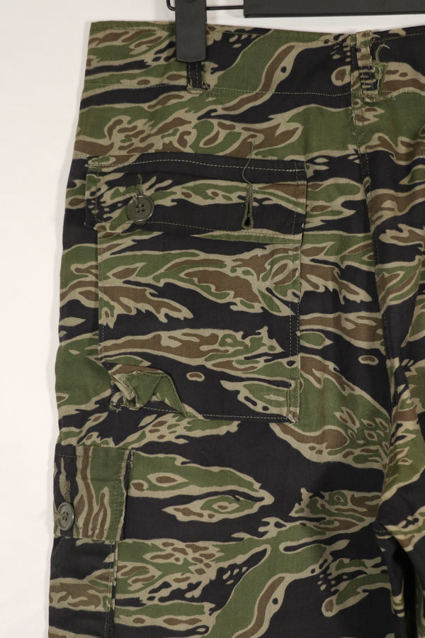 実物　レイトウォーパターン　タイガーストライプ　パンツ　A-L　状態良い