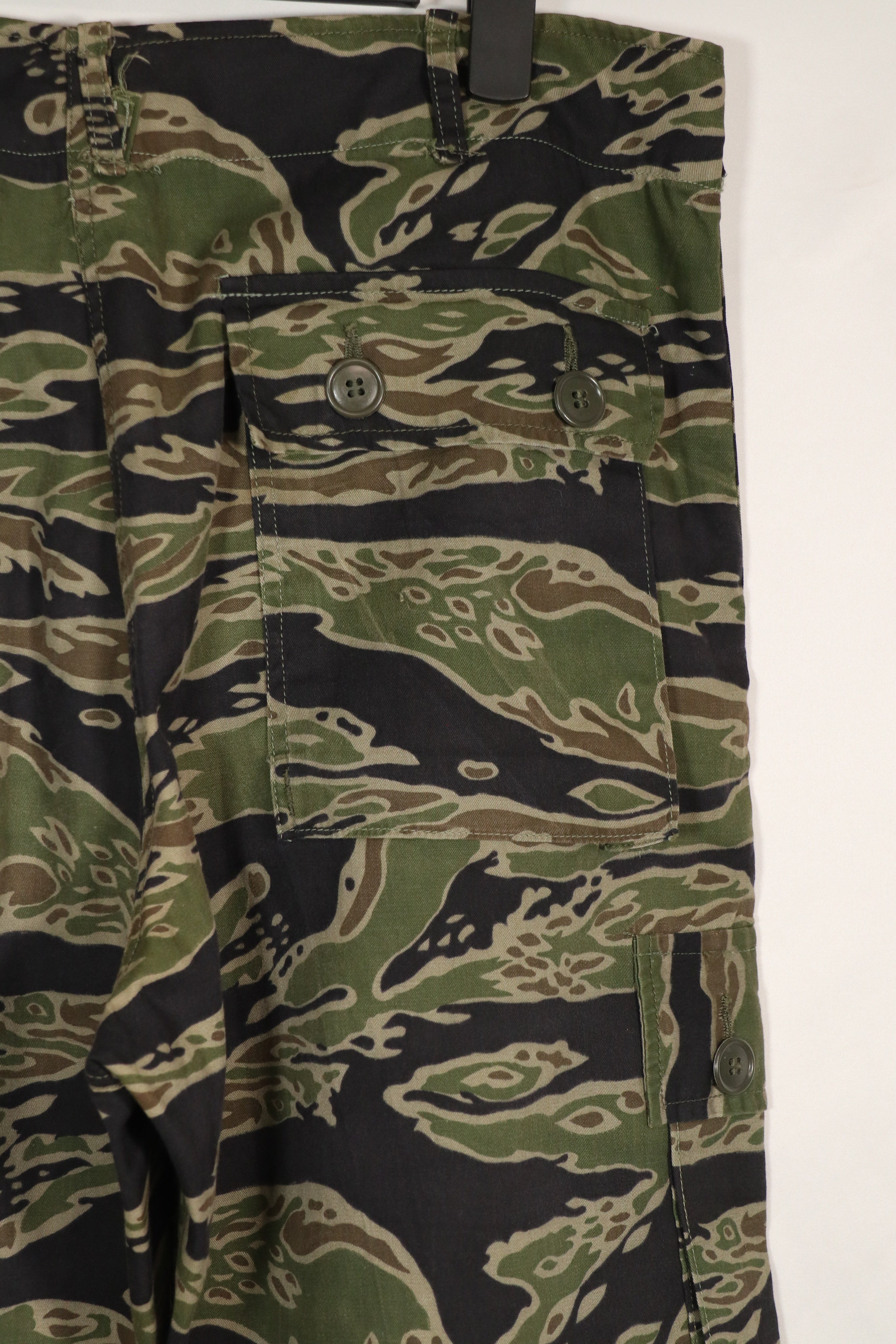 実物　レイトウォーパターン　タイガーストライプ　パンツ　A-L　状態良い