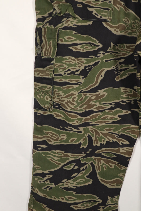 実物　レイトウォーパターン　タイガーストライプ　パンツ　A-L　状態良い