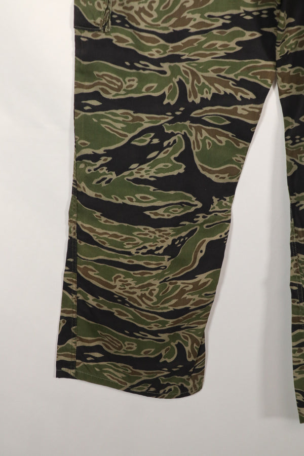 実物　レイトウォーパターン　タイガーストライプ　パンツ　A-L　状態良い