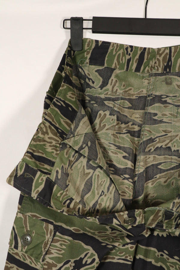 実物　レイトウォーパターン　タイガーストライプ　パンツ　A-L　状態良い