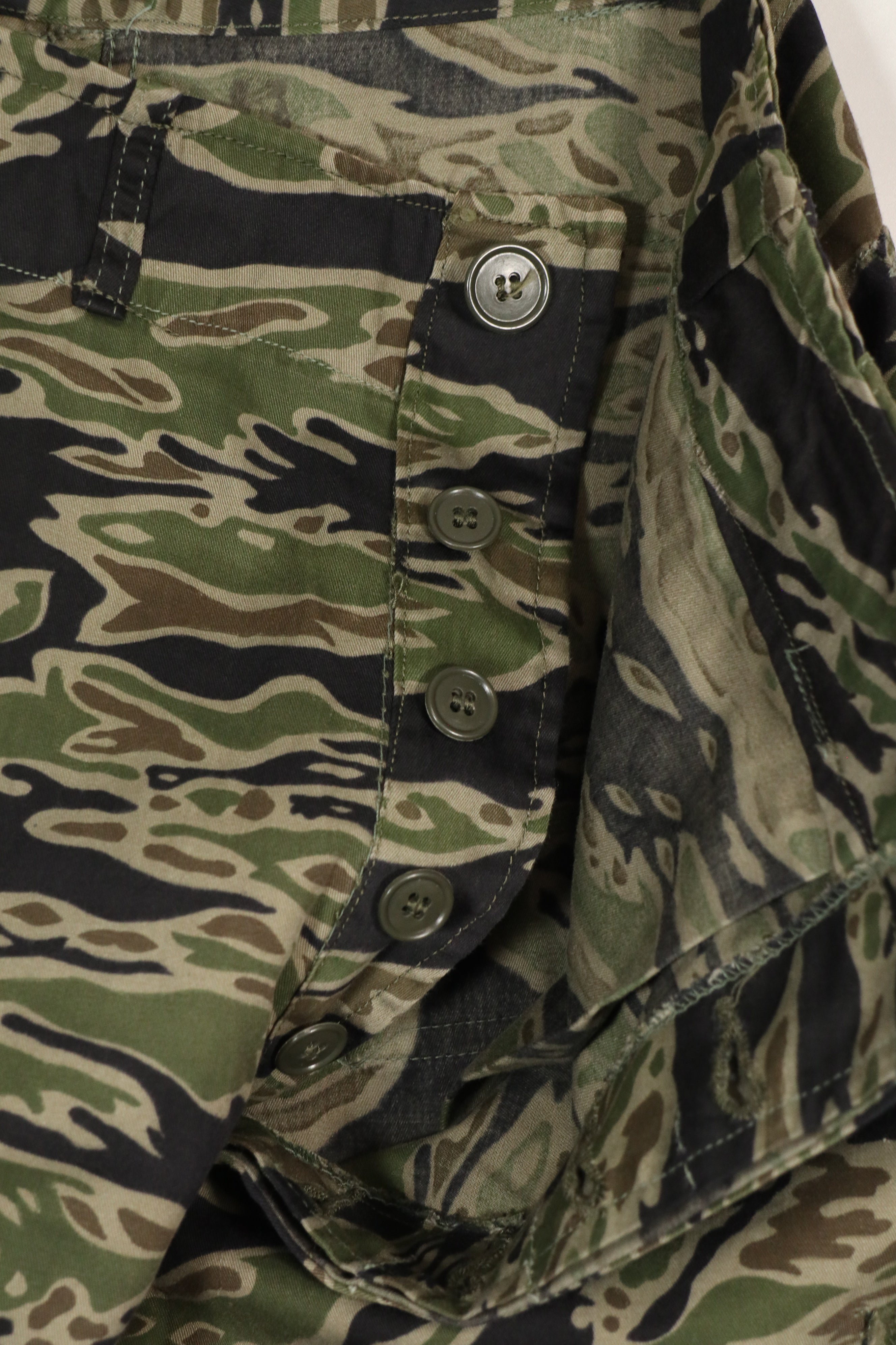 実物　レイトウォーパターン　タイガーストライプ　パンツ　A-L　状態良い