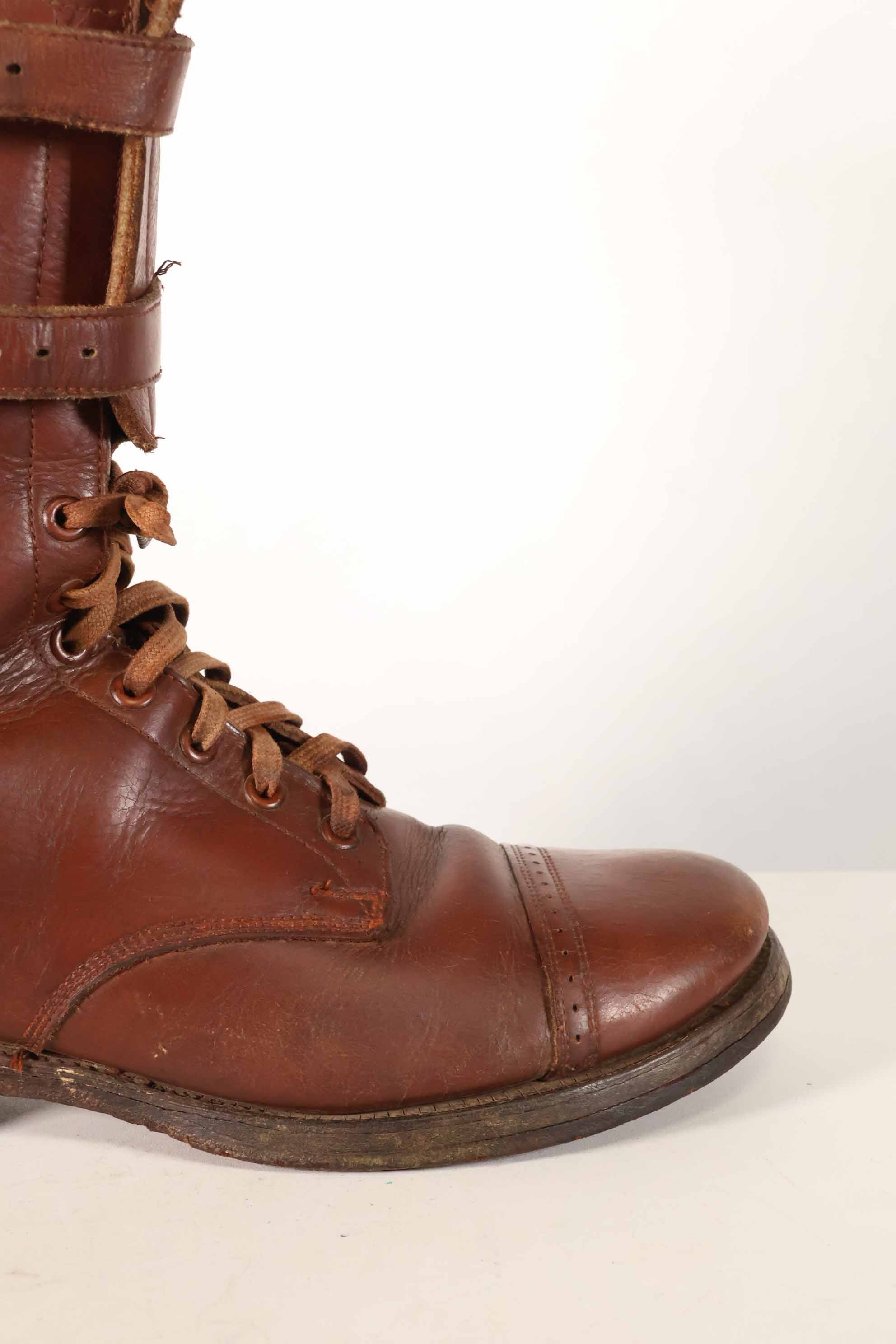 1940年代　アメリカ陸軍　M40　騎兵用　ショーツブーツ 2バックル　中古品 A