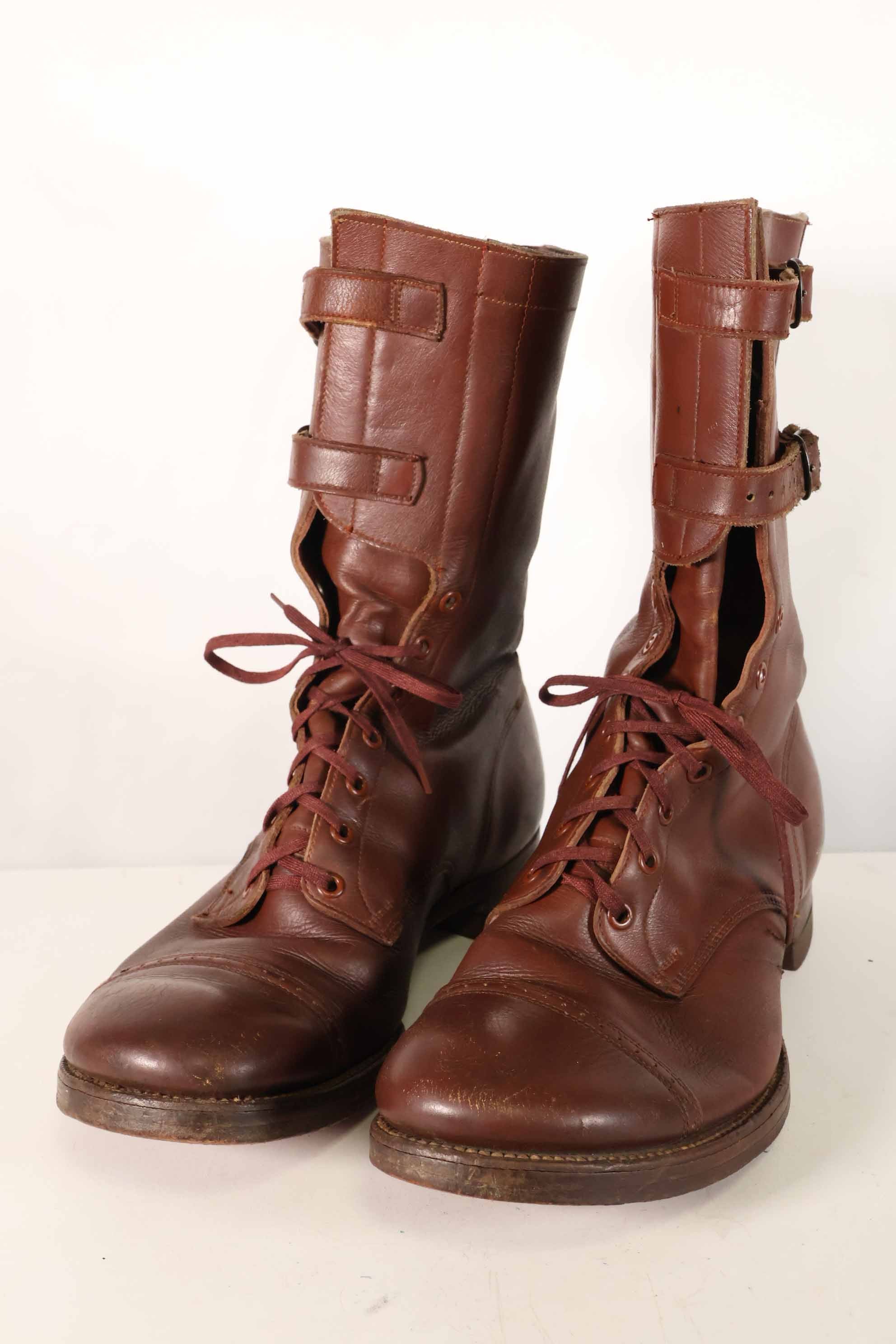 1940年代　アメリカ陸軍　M40　騎兵用　ショーツブーツ 2バックル　中古品  B