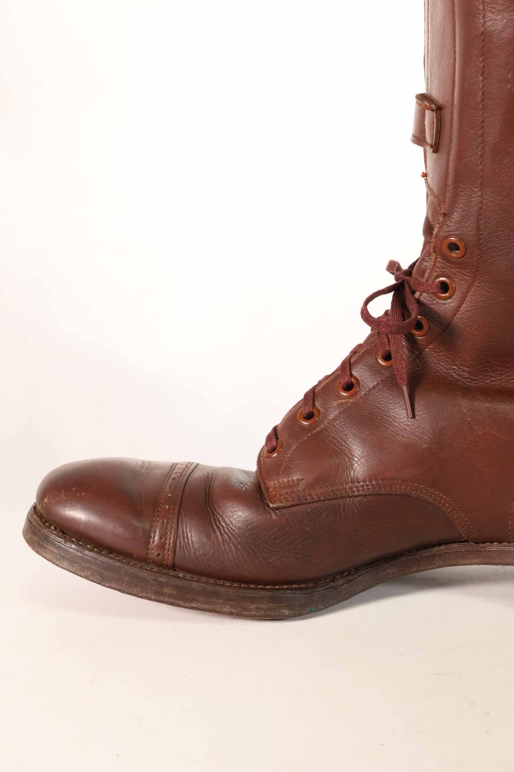 1940年代　アメリカ陸軍　M40　騎兵用　ショーツブーツ 2バックル　中古品  B