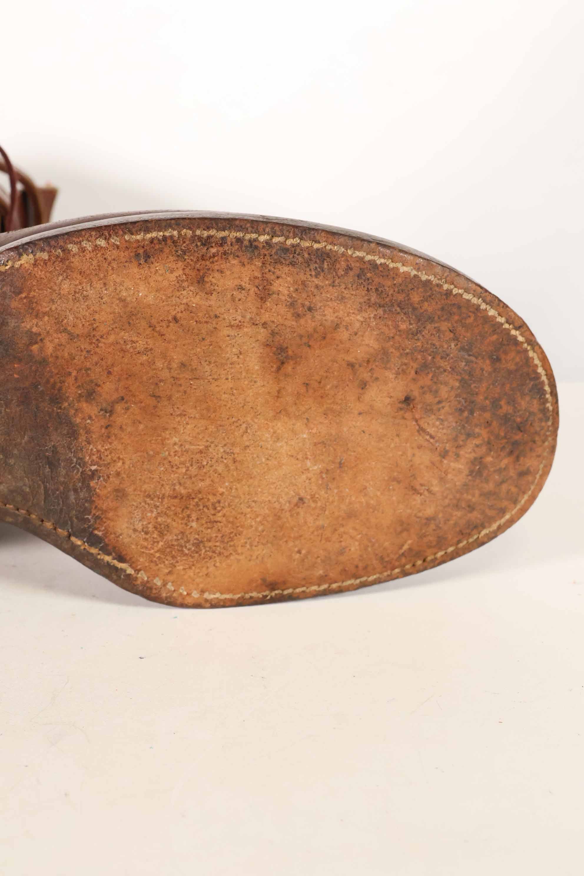 1940年代　アメリカ陸軍　M40　騎兵用　ショーツブーツ 2バックル　中古品  B