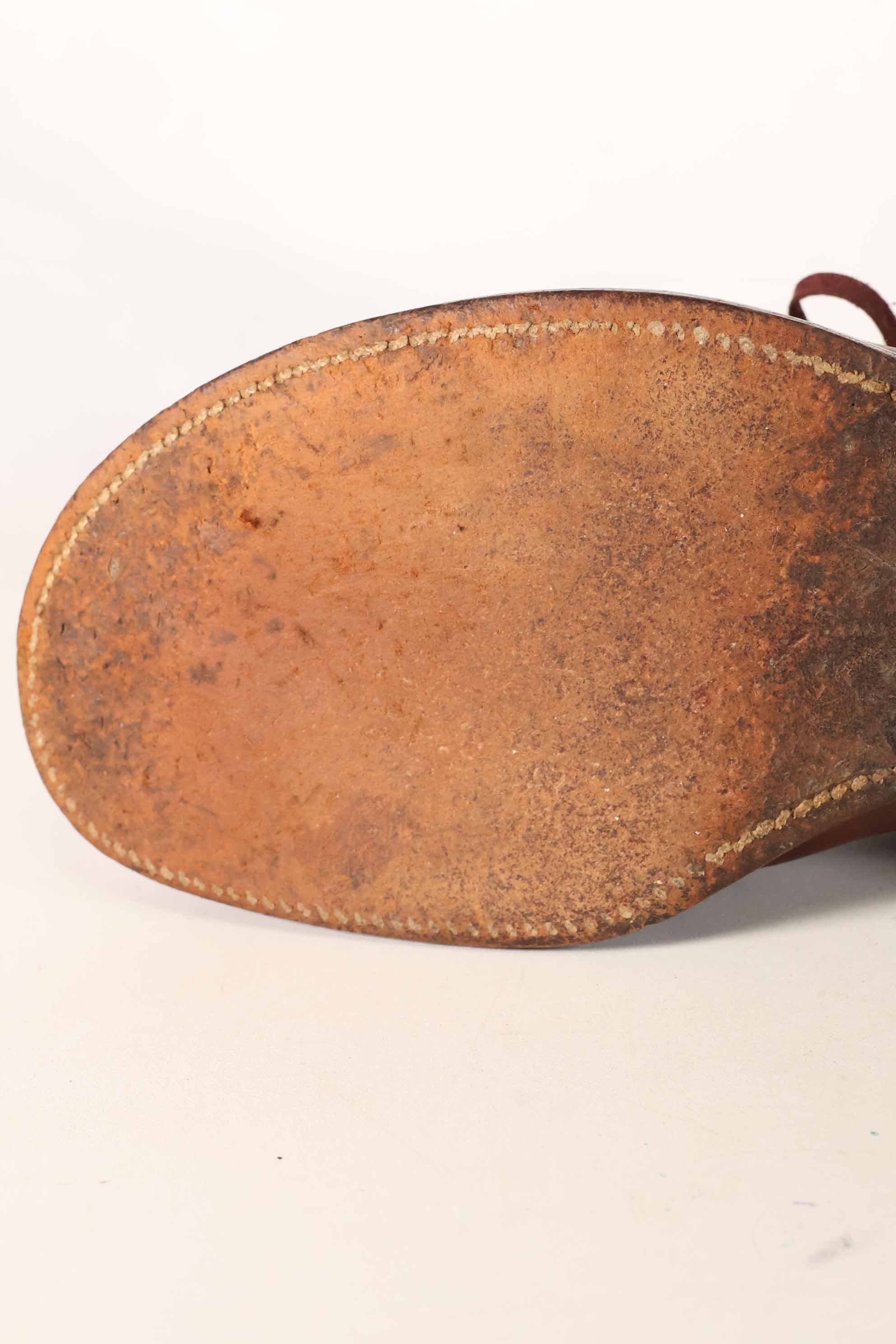 1940年代　アメリカ陸軍　M40　騎兵用　ショーツブーツ 2バックル　中古品  B