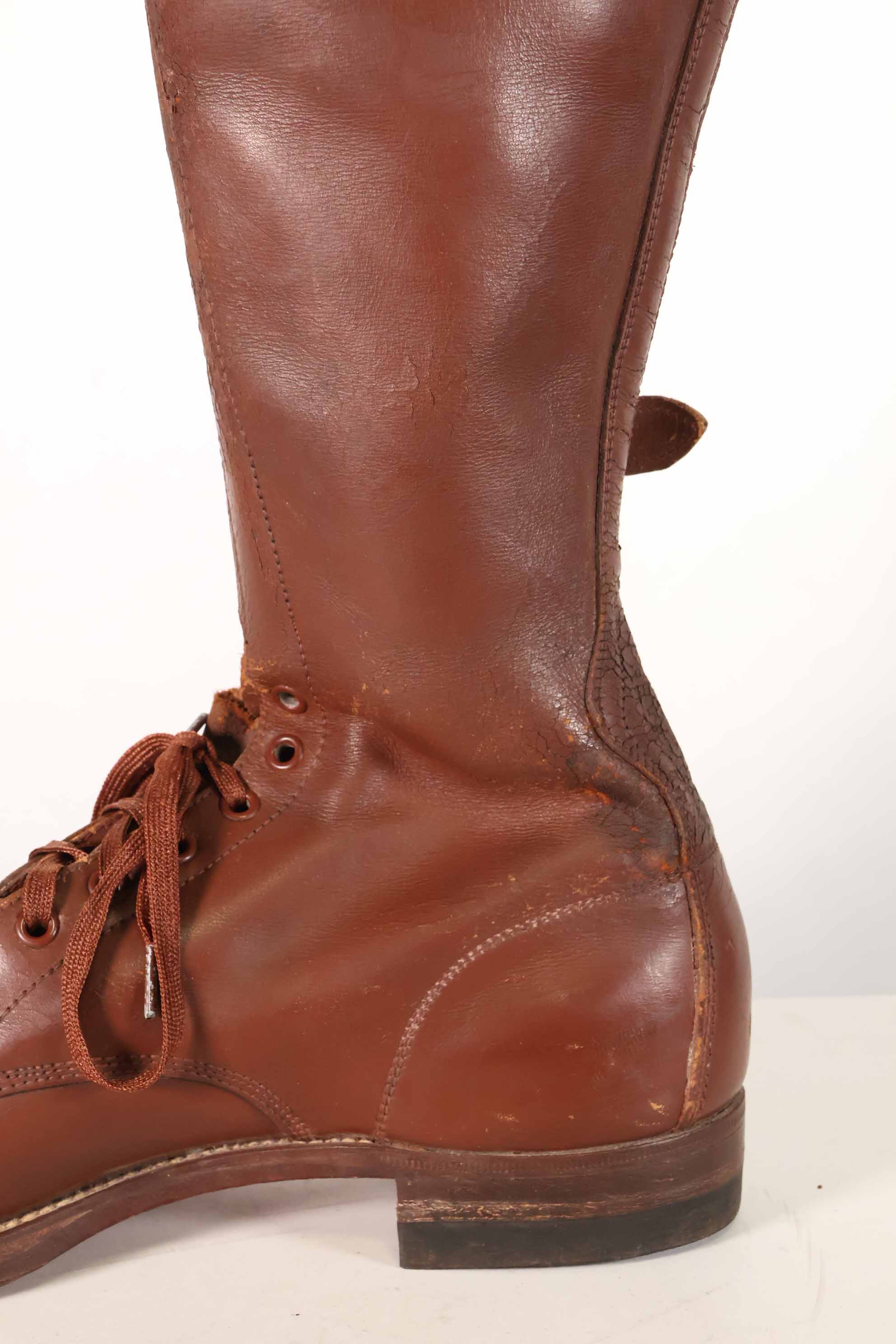 1940年代　アメリカ陸軍　M40　騎兵用　ロングブーツ 3バックル　中古品