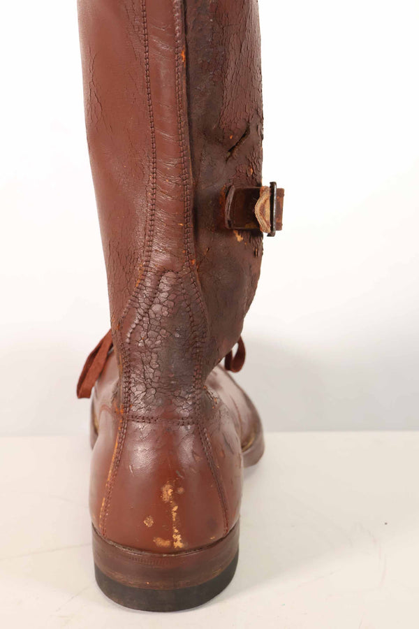 1940年代　アメリカ陸軍　M40　騎兵用　ロングブーツ 3バックル　中古品