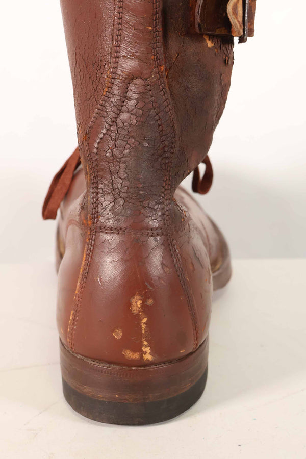1940年代　アメリカ陸軍　M40　騎兵用　ロングブーツ 3バックル　中古品
