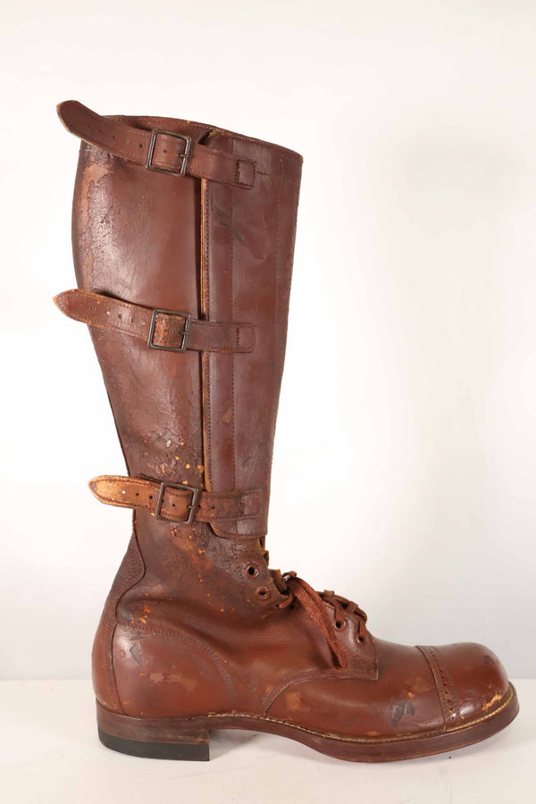 1940年代　アメリカ陸軍　M40　騎兵用　ロングブーツ 3バックル　中古品