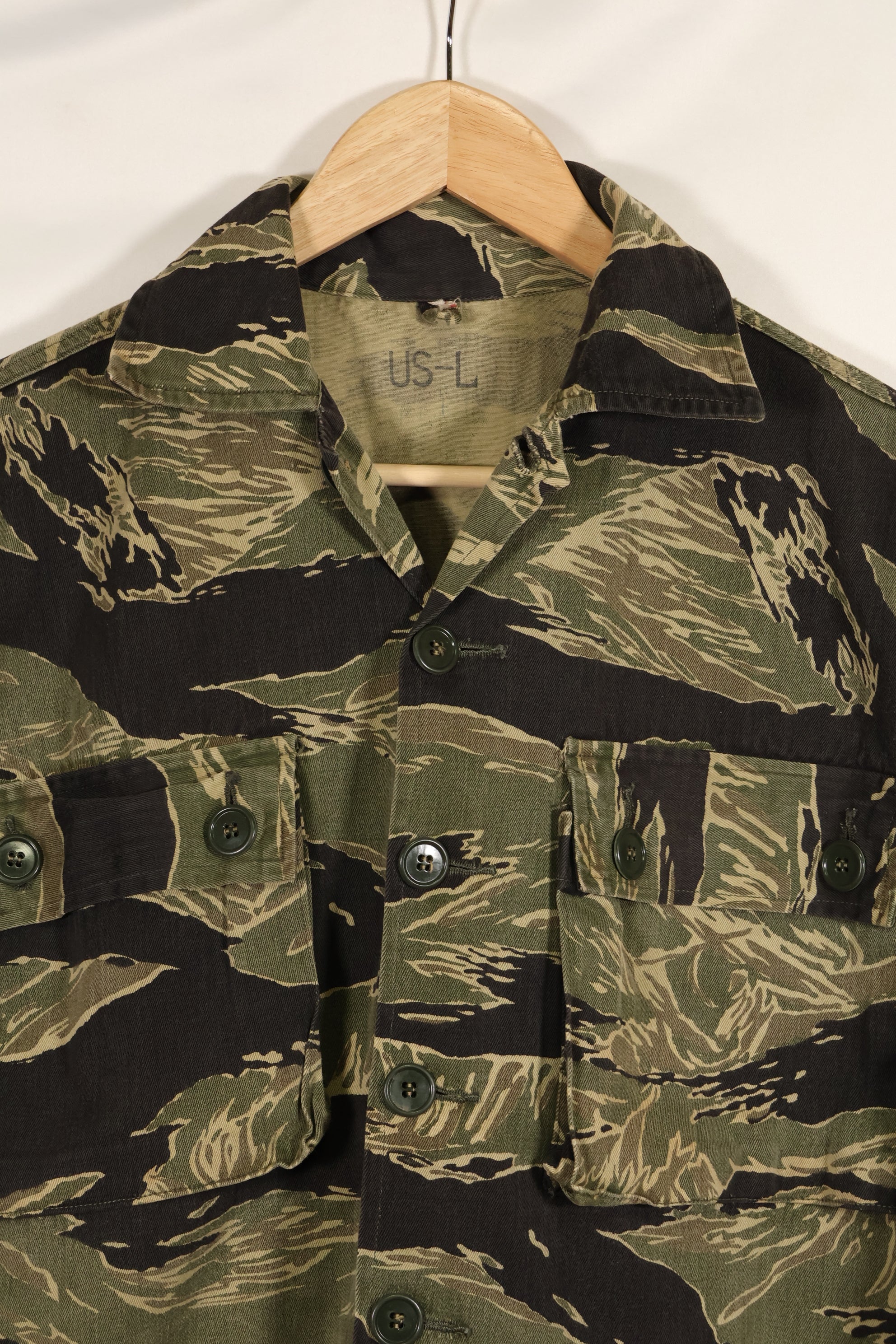 実物　沖縄タイガー　初期ジャケット　US-Lサイズ　本土縫製　退色あり　レアサイズ 　状態良い