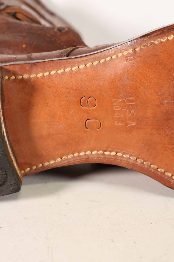 1940年代　アメリカ陸軍　M40　騎兵用　ロングブーツ 3バックル　中古品