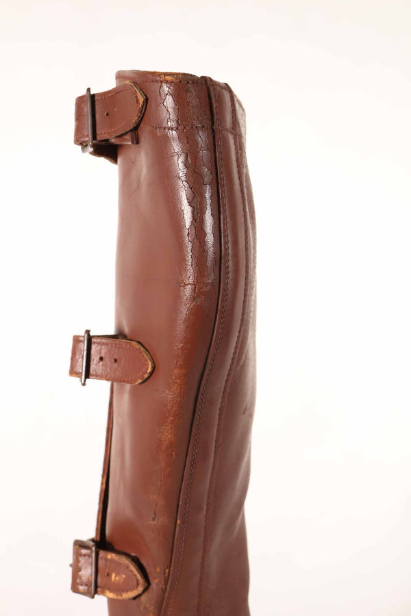 1940年代　アメリカ陸軍　M40　騎兵用　ロングブーツ 3バックル　中古品