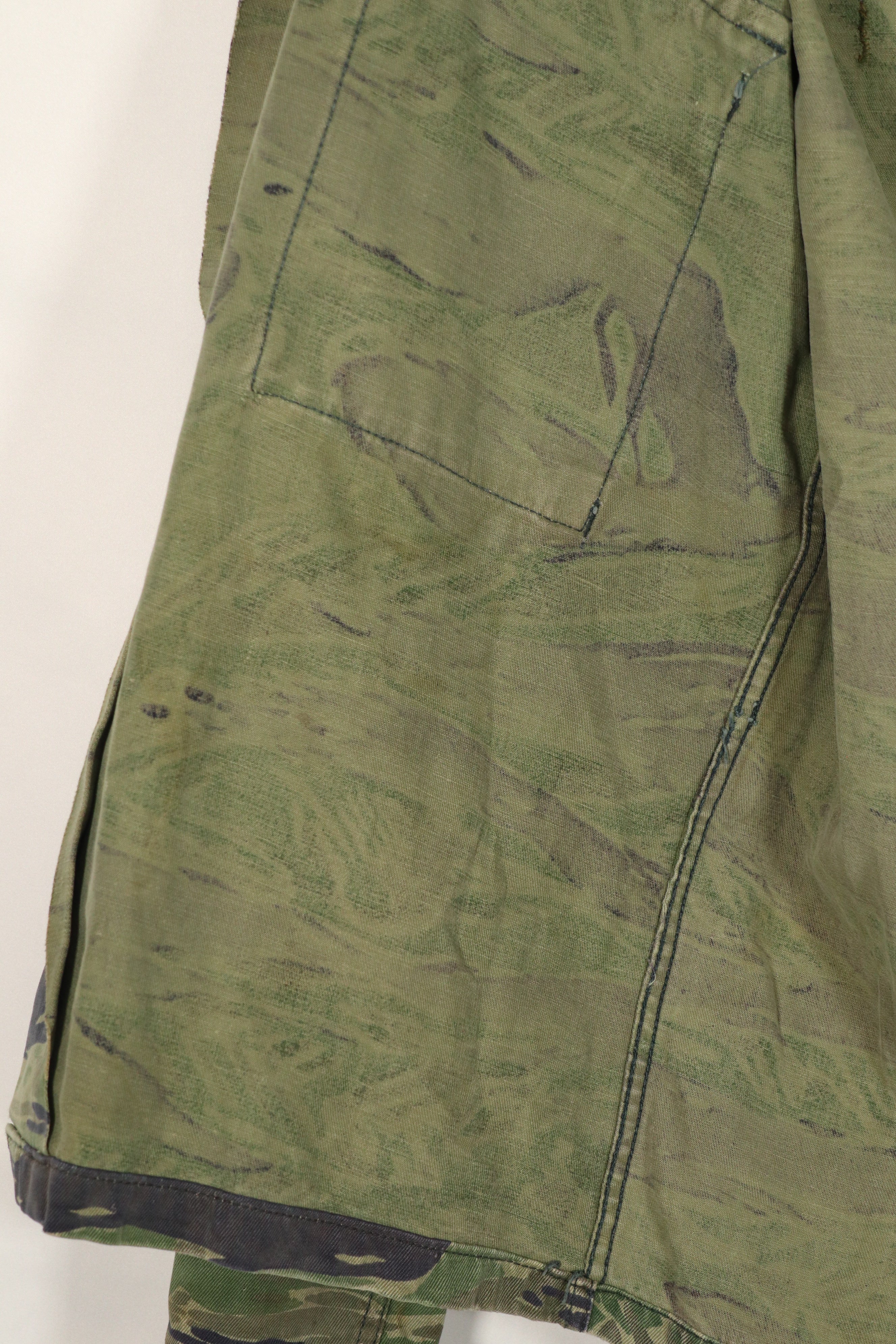 実物　TO78 沖縄タイガー　タイガーストライプ　シャツ　中古品