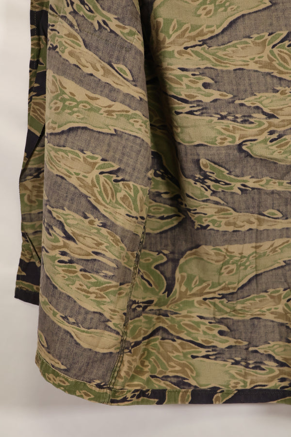 実物　レイトウォーパターン　173空挺旅団パッチ付き　US-Sサイズ　タイガーストライプ　シャツ　