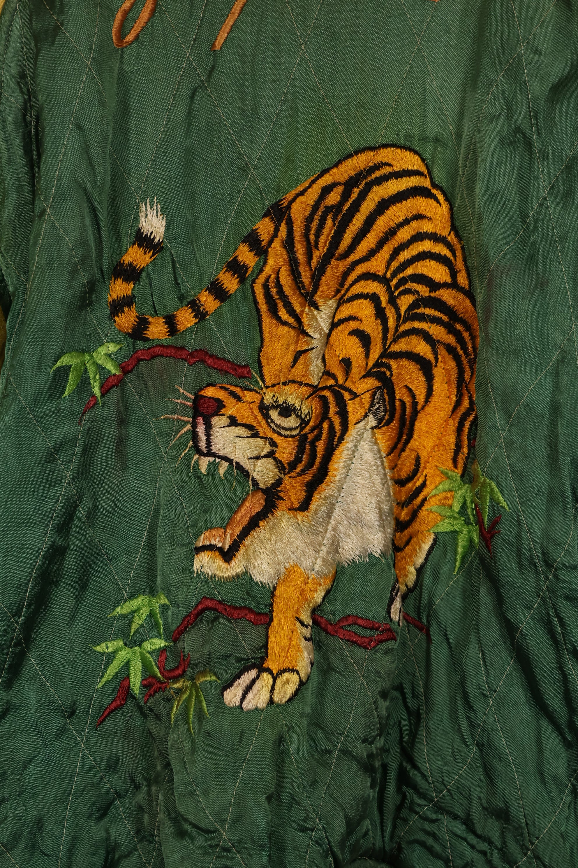 実物　1950年代初頭　Japan Jacket　レア刺繍　パイピング付き　中古品　ジッパー破損あり